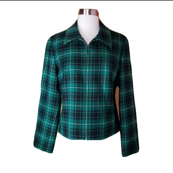 Pendleton Jackets & Blazers - Pendleton 100% wool watch plaid tartan blazer